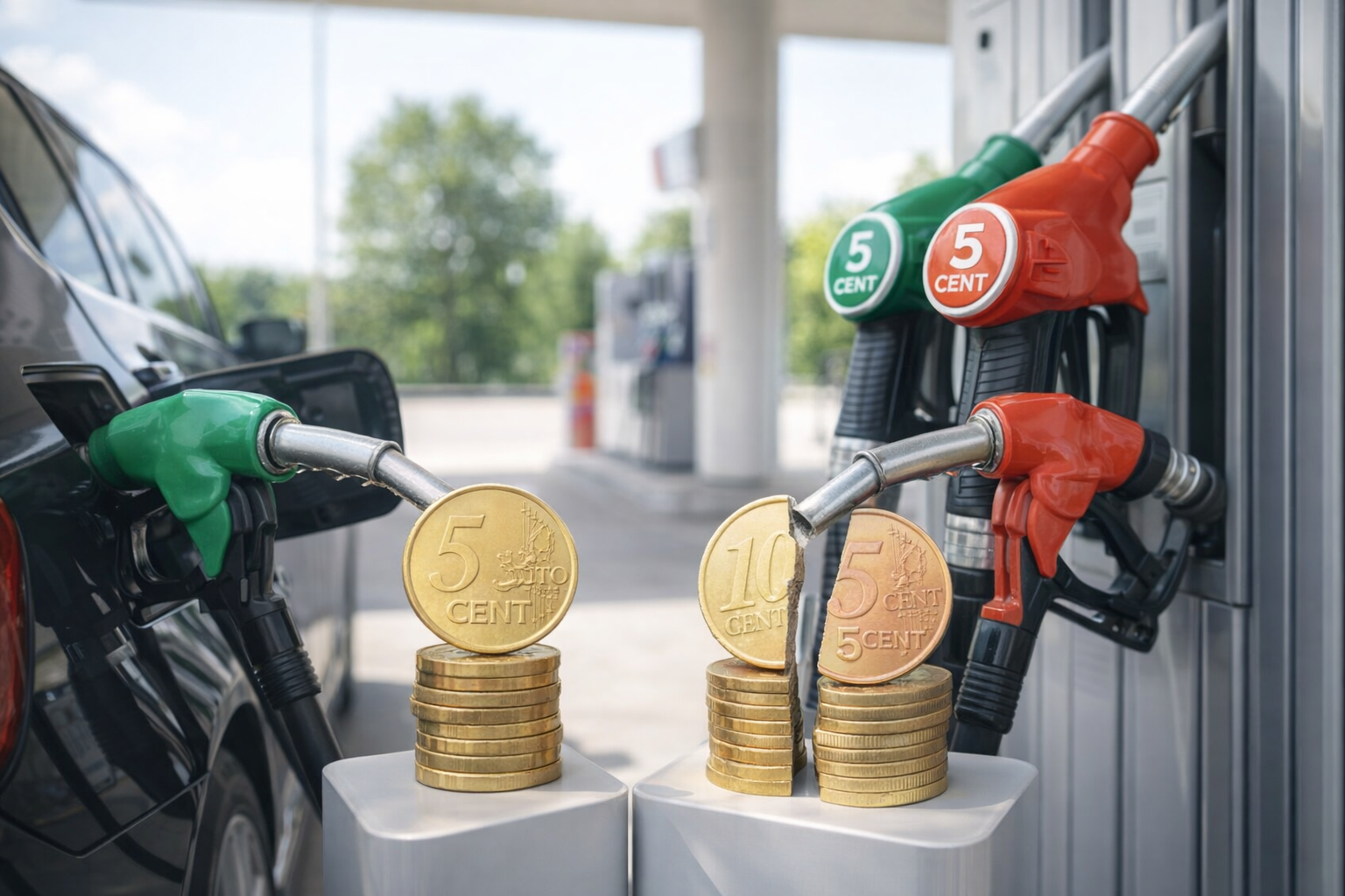 Carburanti: proroga del taglio delle accise, ma per il diesel si dimezza