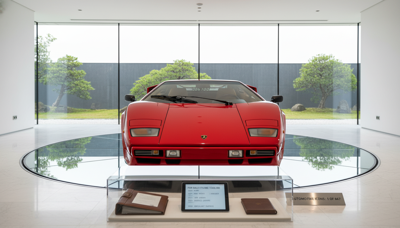 Un Lamborghini Countach 25th Anniversary in vendita: un gioiello da collezione