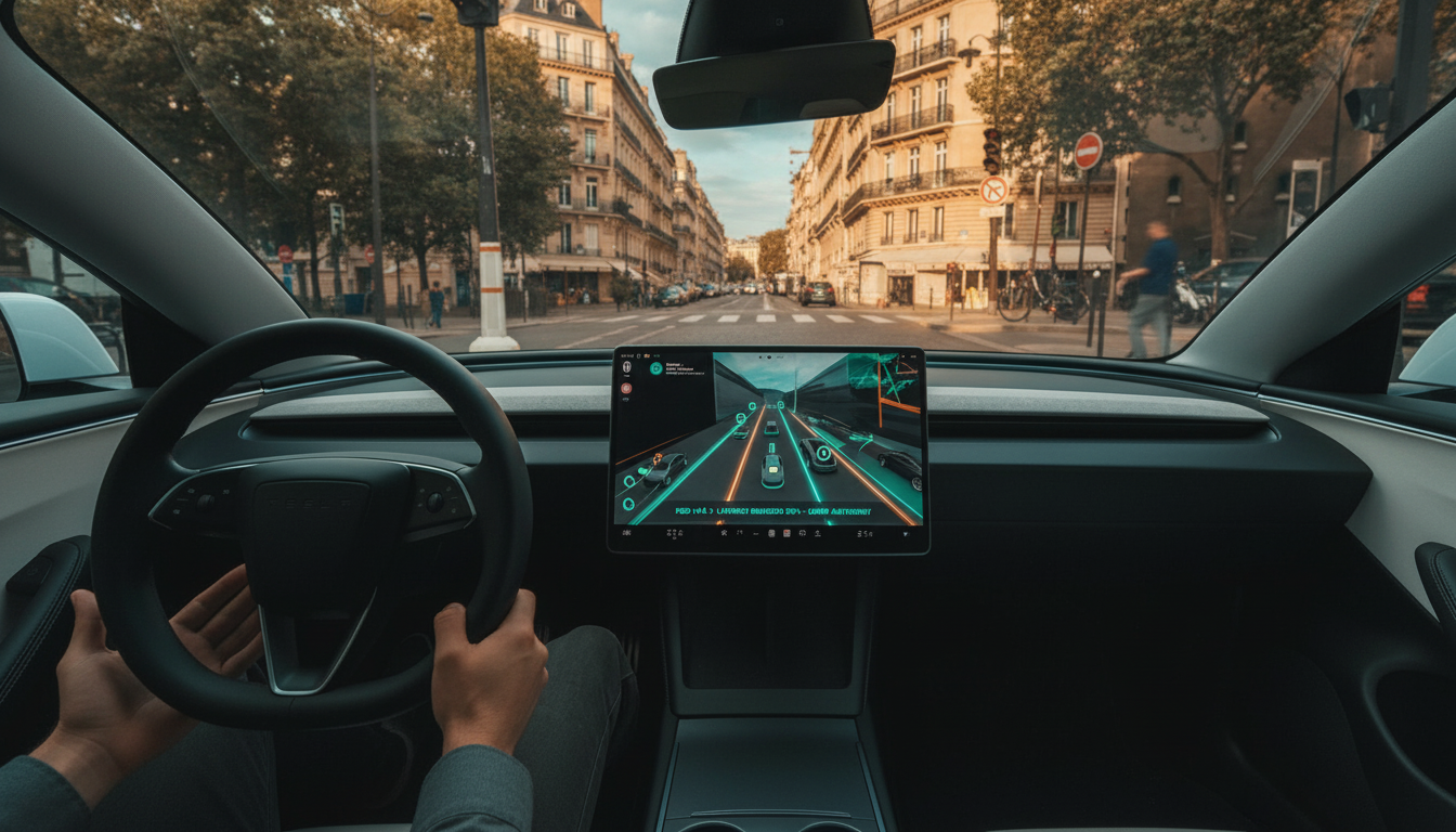 Tesla lancia FSD v14. 3: latenza ridotta del 20%, guida autonoma più sicura