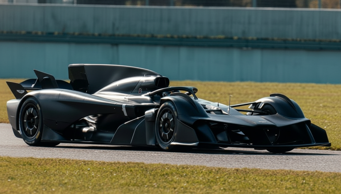 Spunta un prototipo Aston Martin monoposto: di cosa si tratta