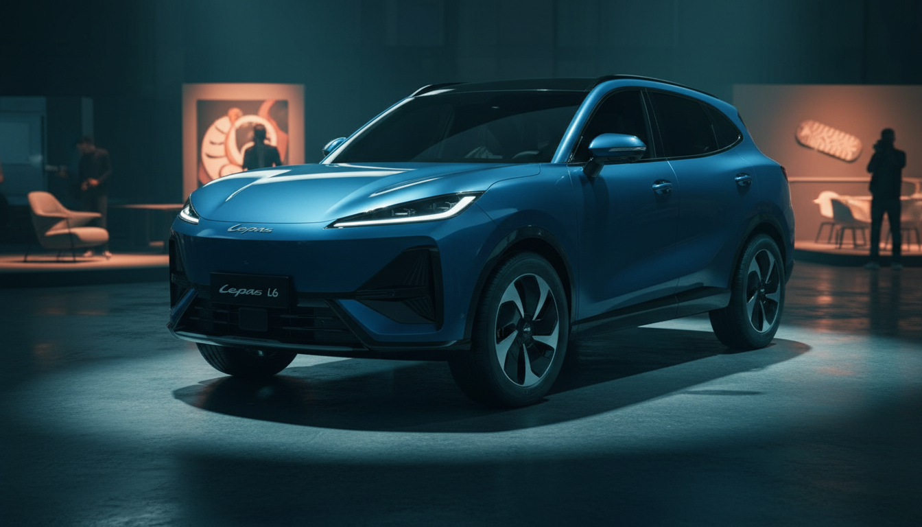 Chery presenta il nuovo SUV Lepas L6 alla Milano Design Week 2026
