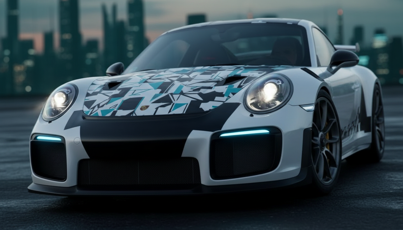 Tecnologia e-paper, Porsche sperimenta una vernice che modifica la livrea