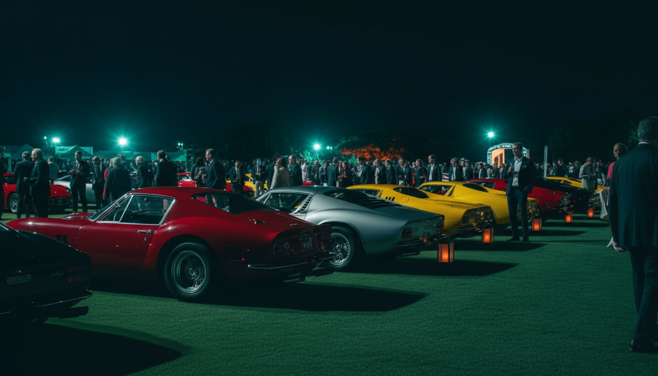Monterey Car Week 2026: l'eleganza italiana e l'adrenalina della notte si fondono nel nuovo "Super Sabato"
