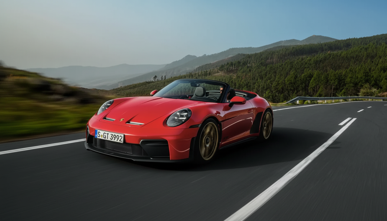 Ecco la nuova Porsche 911 GT3 S/C: una spider da 510 CV, con cura dimagrante e cambio manuale