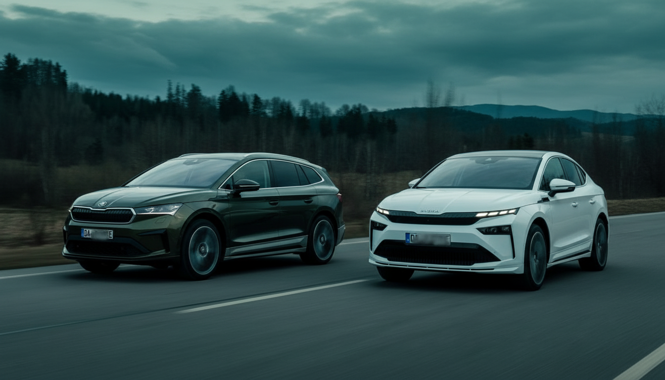 Skoda Enyaq ed Elroq si rinnovano con Android, Plug & Charge e guida one pedal