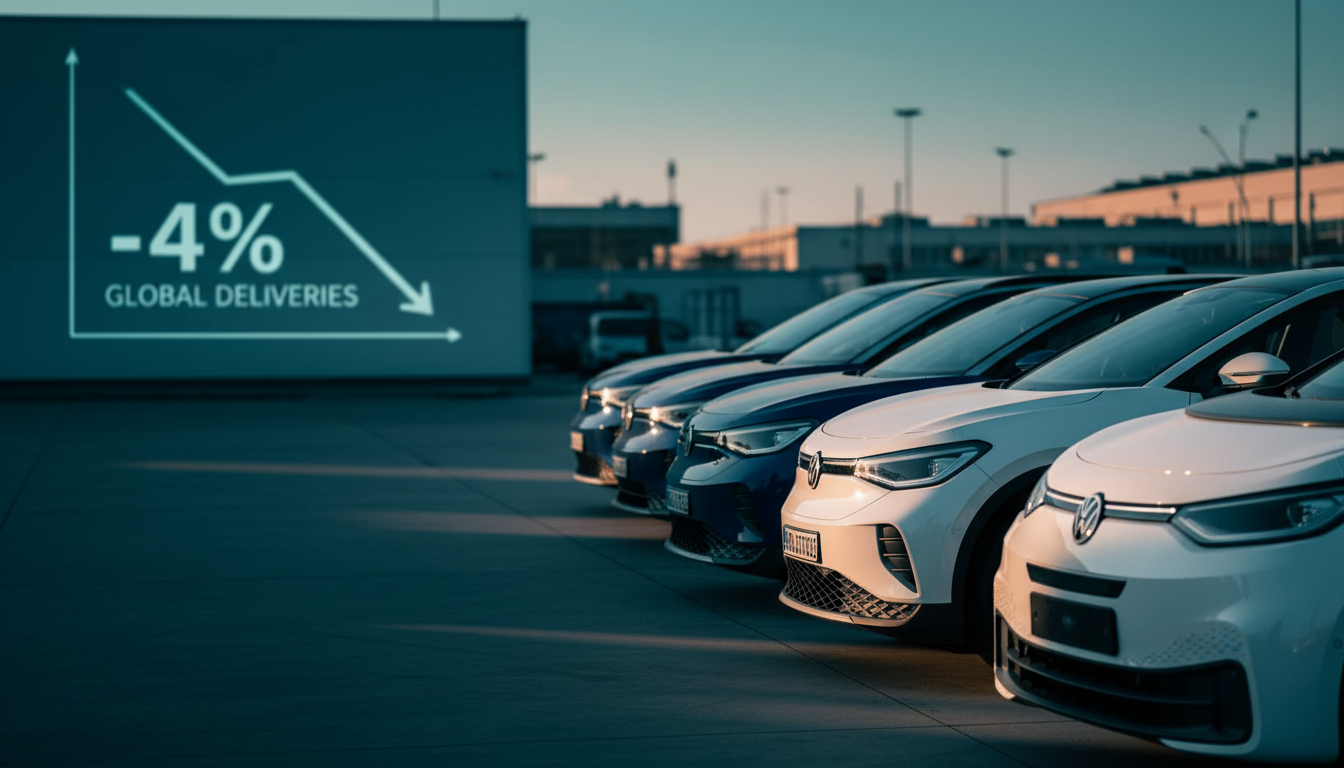 Volkswagen, -4% nelle consegne globali: BEV in calo e crollo in Cina