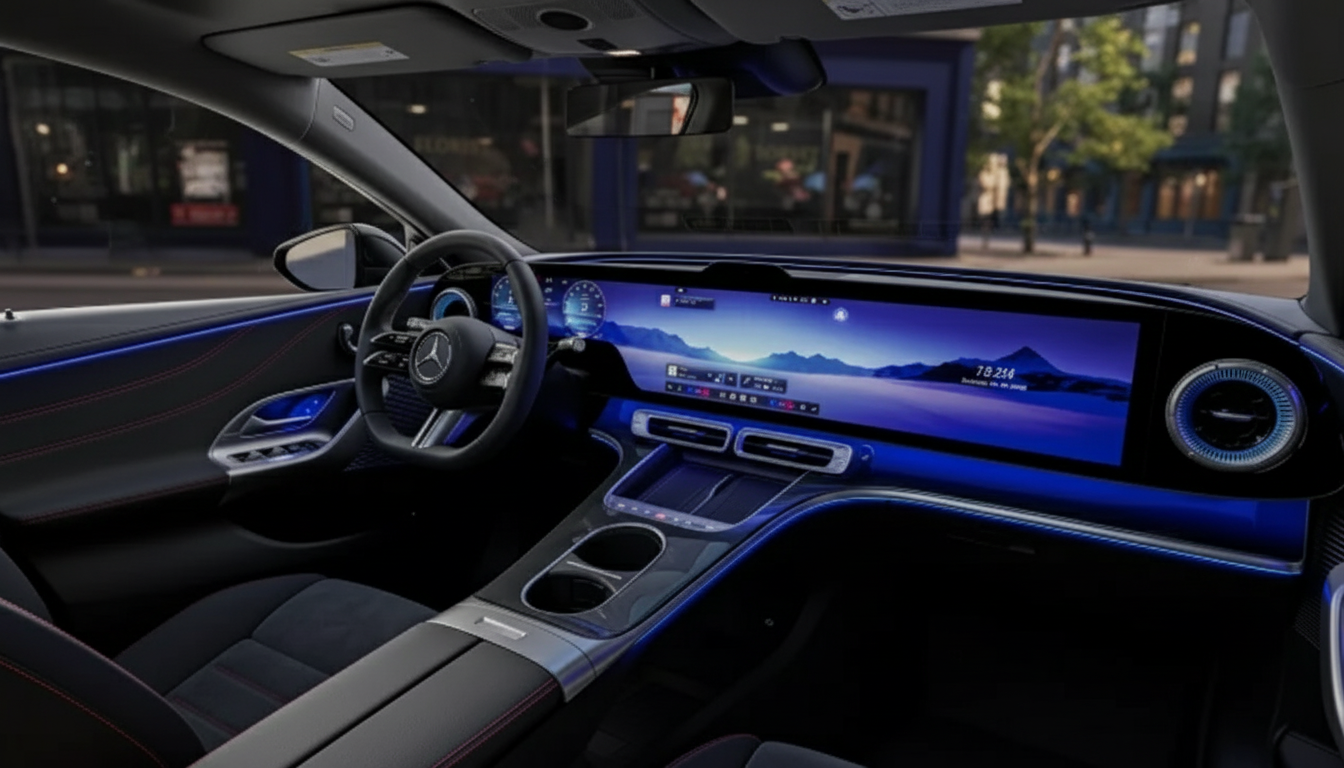 Mercedes Classe C elettrica: sfida a BMW i3 con interni hi-tech e più spazio