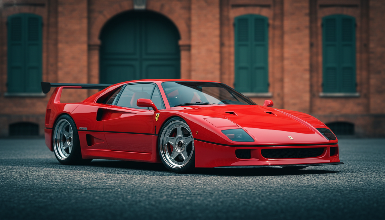 Ferrari F40 elaborata da Hamann e portata a 700 CV va all’asta