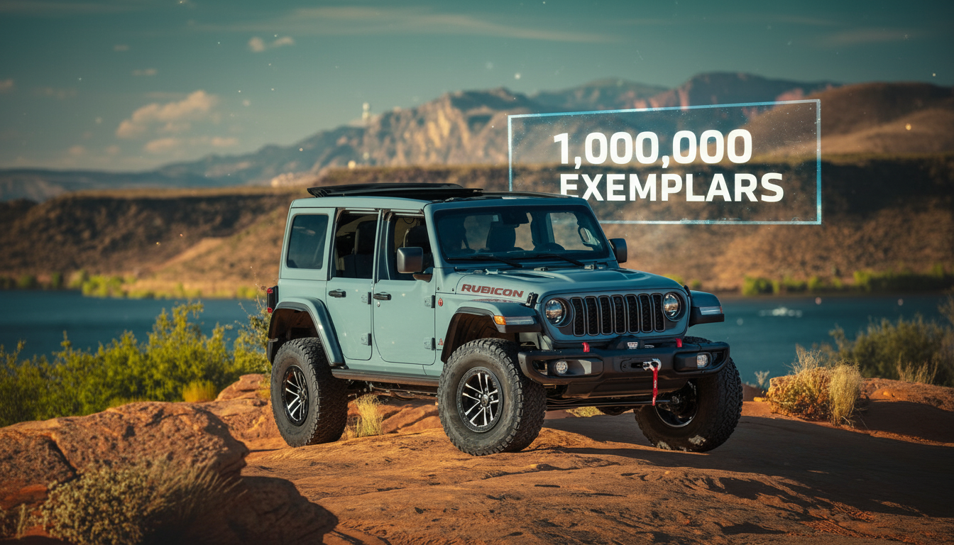 Jeep Rubicon raggiunge il traguardo di un milione di esemplari venduti nel mondo