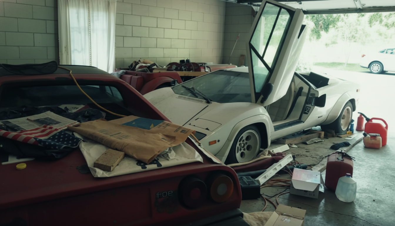 Ritrovate nel garage di nonna una Lamborghini e una Ferrari abbandonate da oltre vent'anni