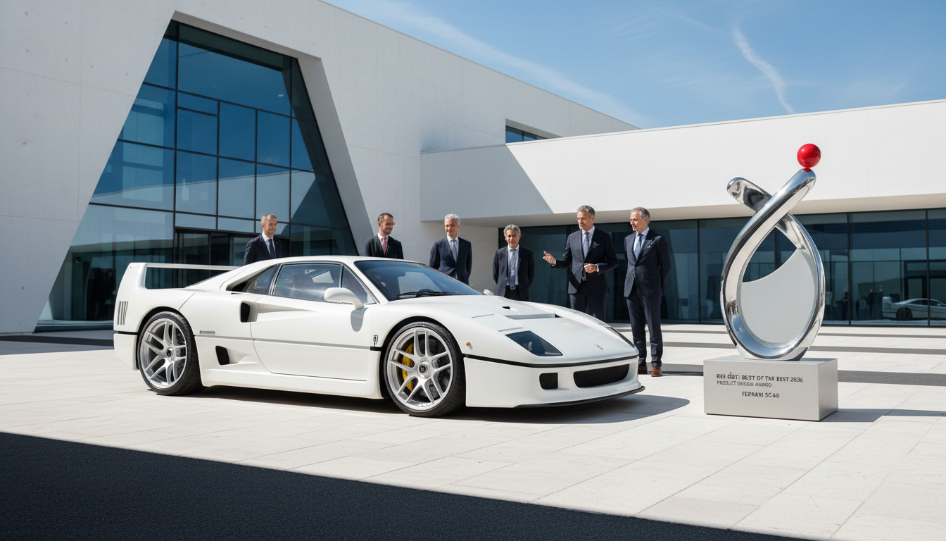 Ferrari SC40: l'icona moderna che celebra la F40 con un premio prestigioso