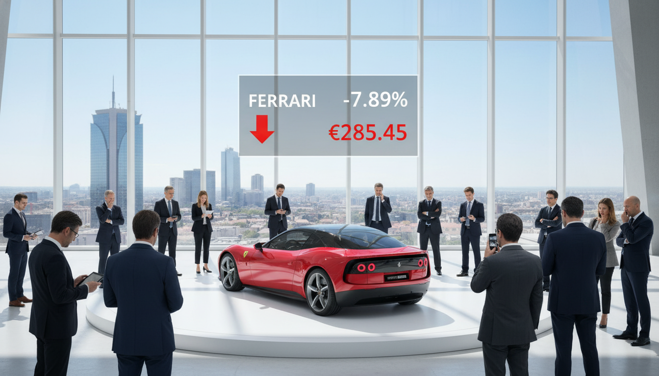 Ferrari Luce: il debutto della prima elettrica genera preoccupazioni tra gli investitori