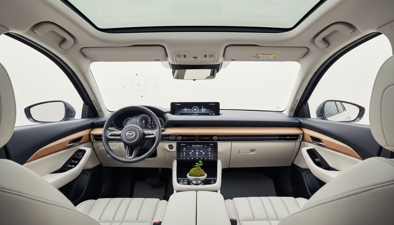 Mazda CX-6e: un salotto hi-tech e tradizione giapponese