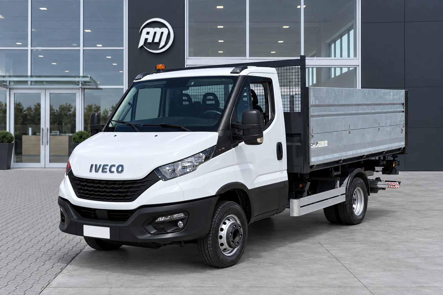 Iveco daily ribaltabile trilaterale e sponda