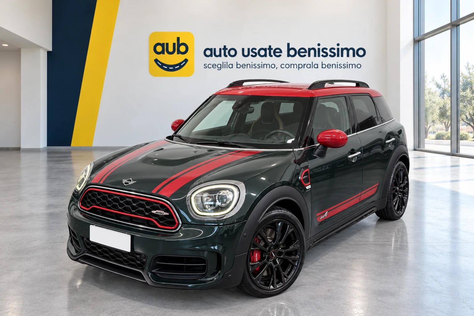 Mini Countryman JCW ALL4 2.0cc 306cv CarPlay+HarmanKardon Finanziabile