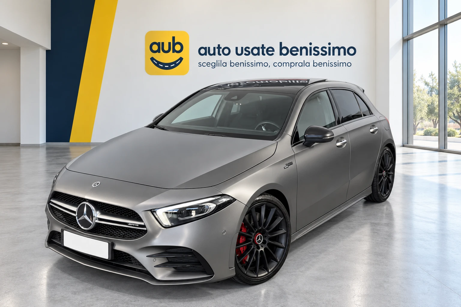 Mercedes A35 AMG Race Edition Turbo 4Matic 2.0cc 306cv Tetto apribile+Burmester Finanziabile