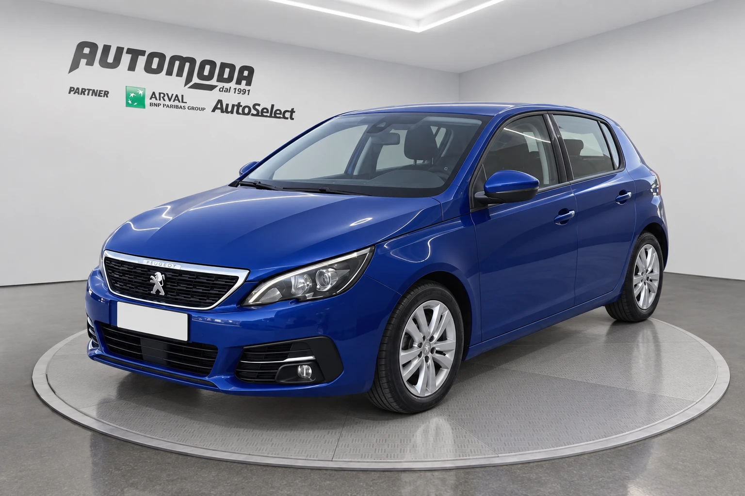 Peugeot 308 2019: la blu concreta trovata a San Miniato