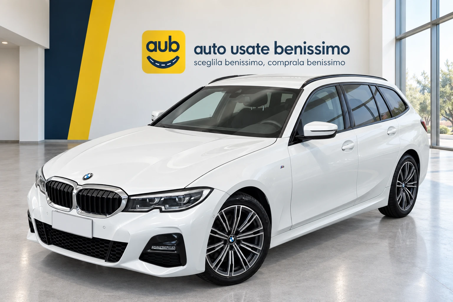 BMW 320d Msport Xdrive Touring mhev 48V 2.0cc 190cv Tagliandi ufficiali IVA esposta