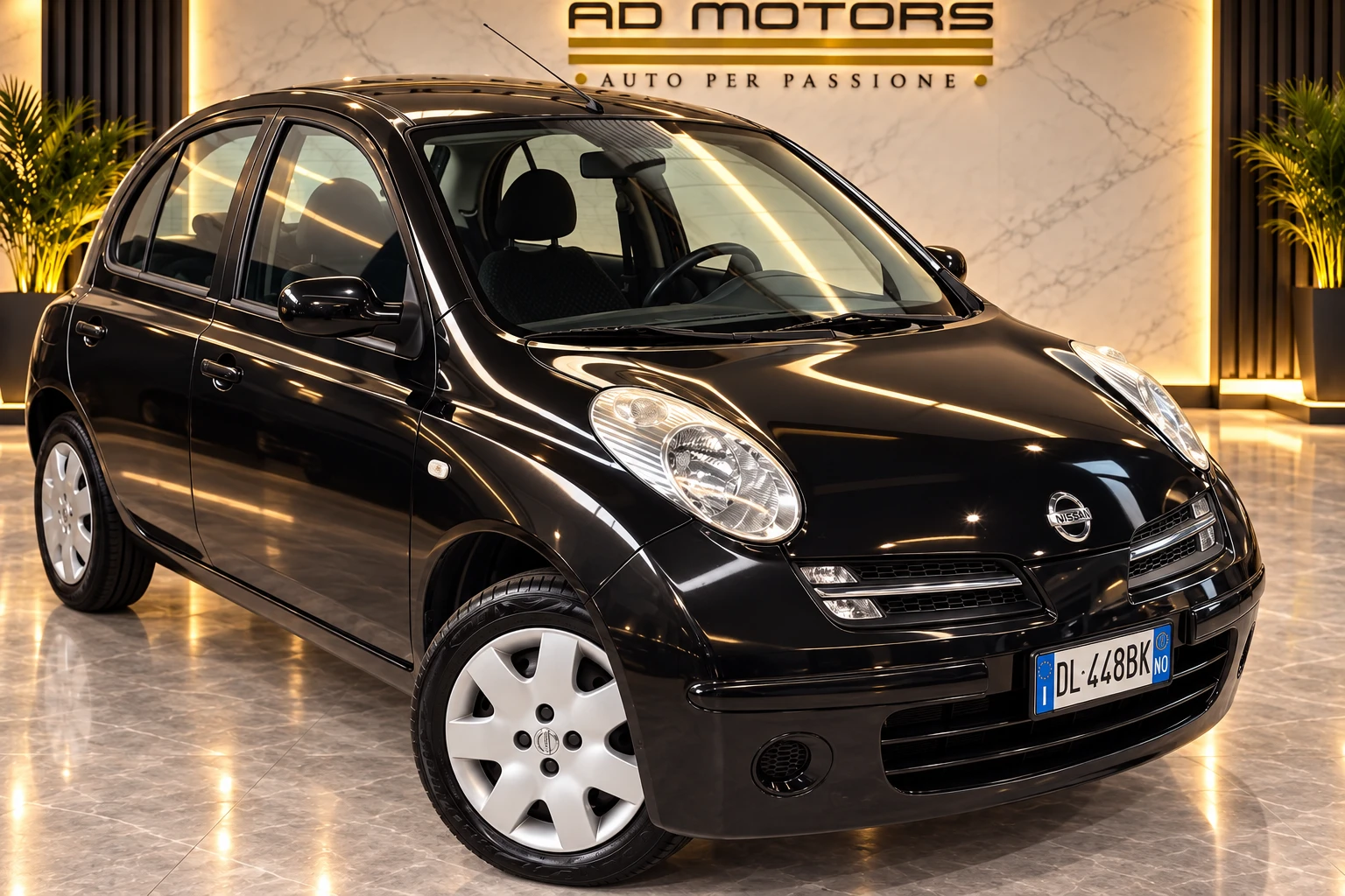 Micra cinque porte, concreta: la Nissan vista a Bareggio