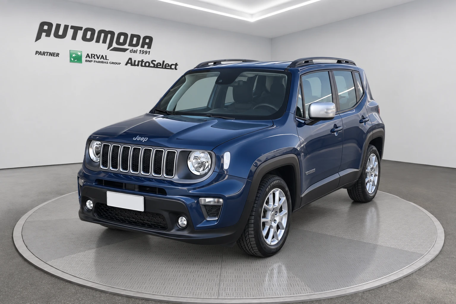 Jeep Renegade Limited blu: qui conta la trasparenza