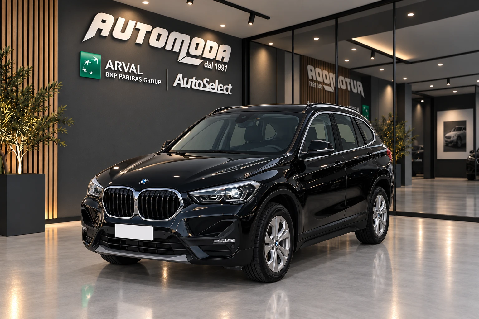 BMW X1 nera del 2022: equilibrio vero da SUV compatto