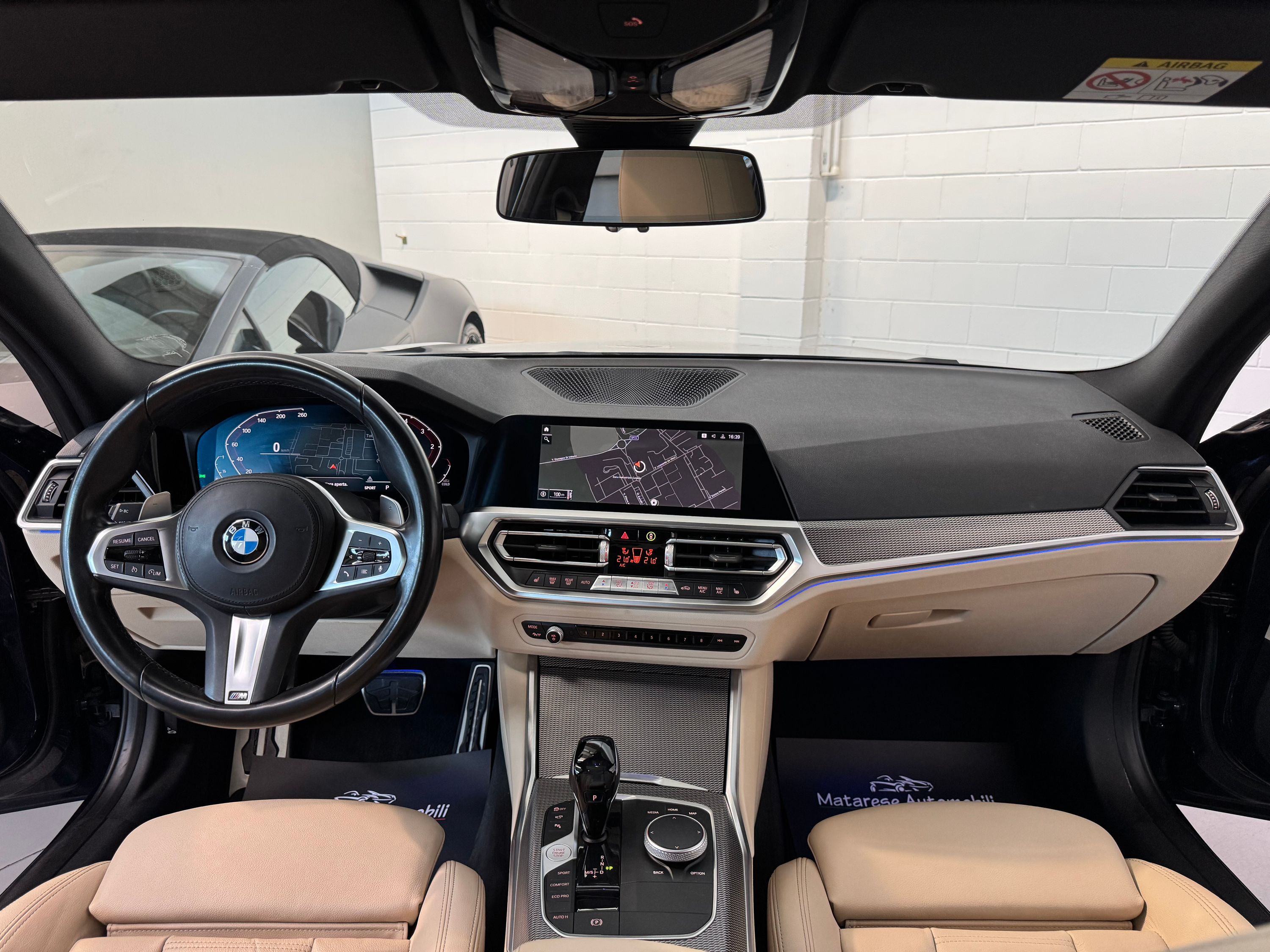 BMW 320d Touring MSport XDrive MHEV 2.0cc 190cv Tetto Apribile Finanziabile 2021 — foto 14