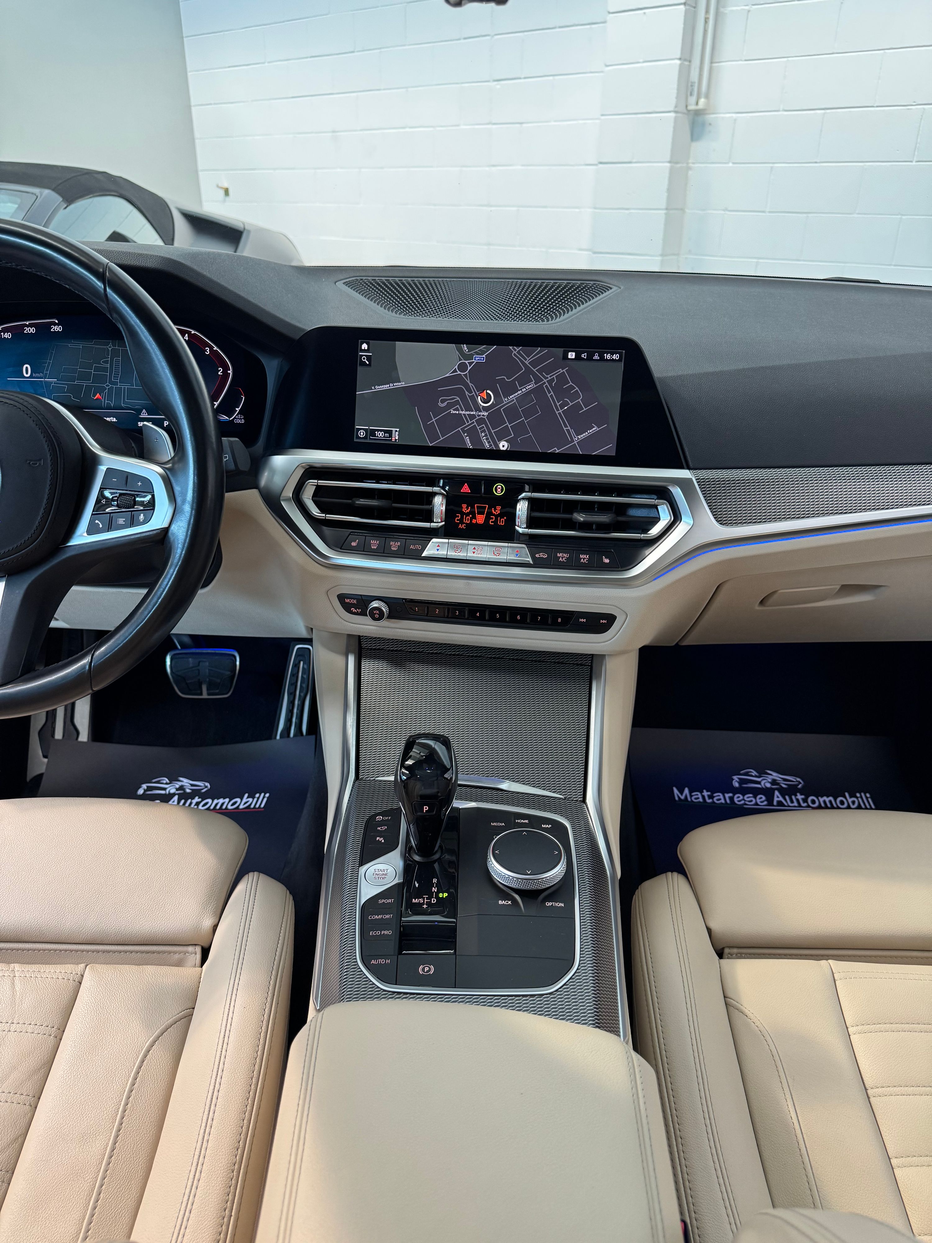 BMW 320d Touring MSport XDrive MHEV 2.0cc 190cv Tetto Apribile Finanziabile 2021 — foto 15
