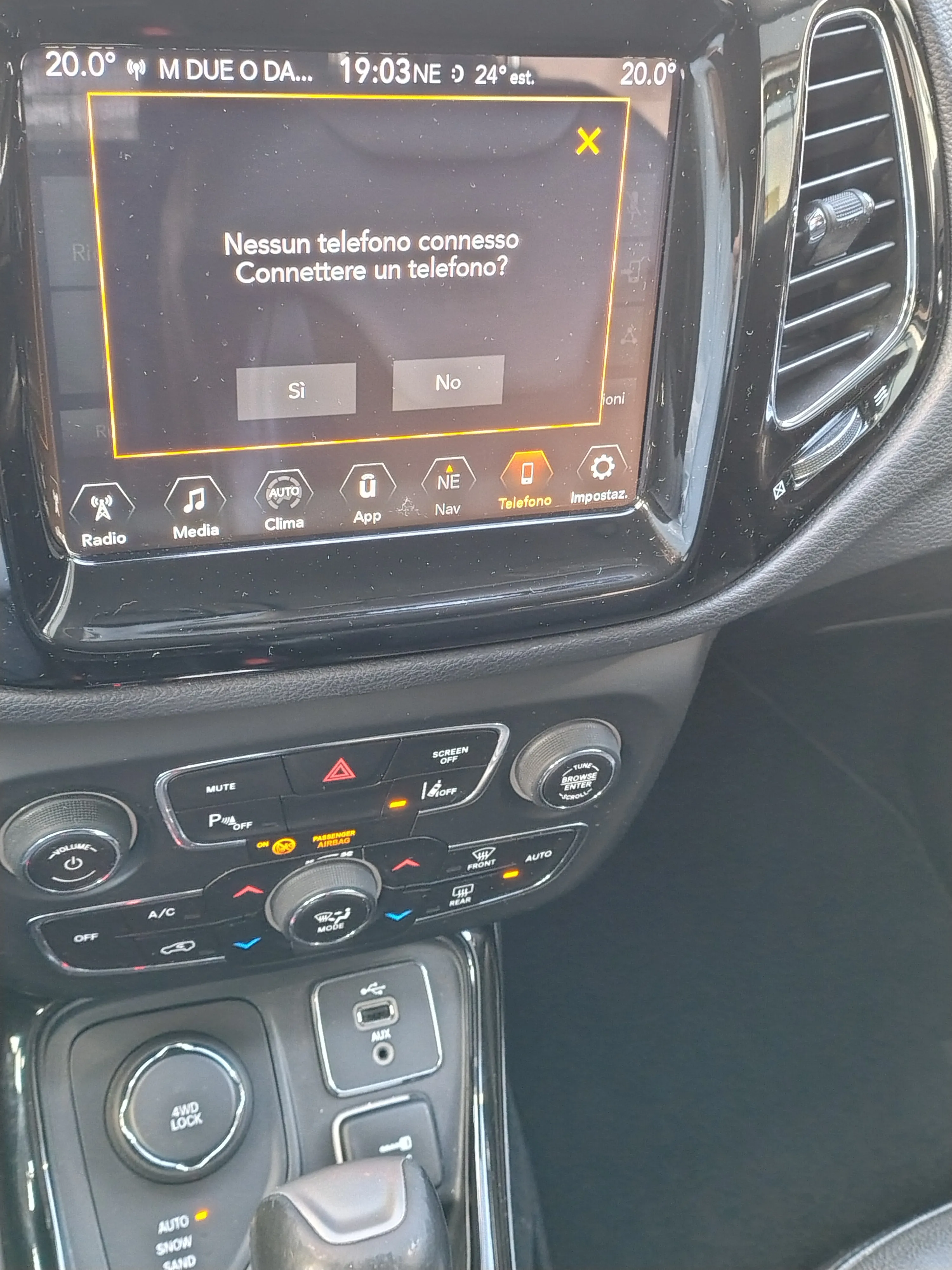Jeep Compass 2.0 mjt Opening Edition 4wd 140cv auto 2017 — foto 11