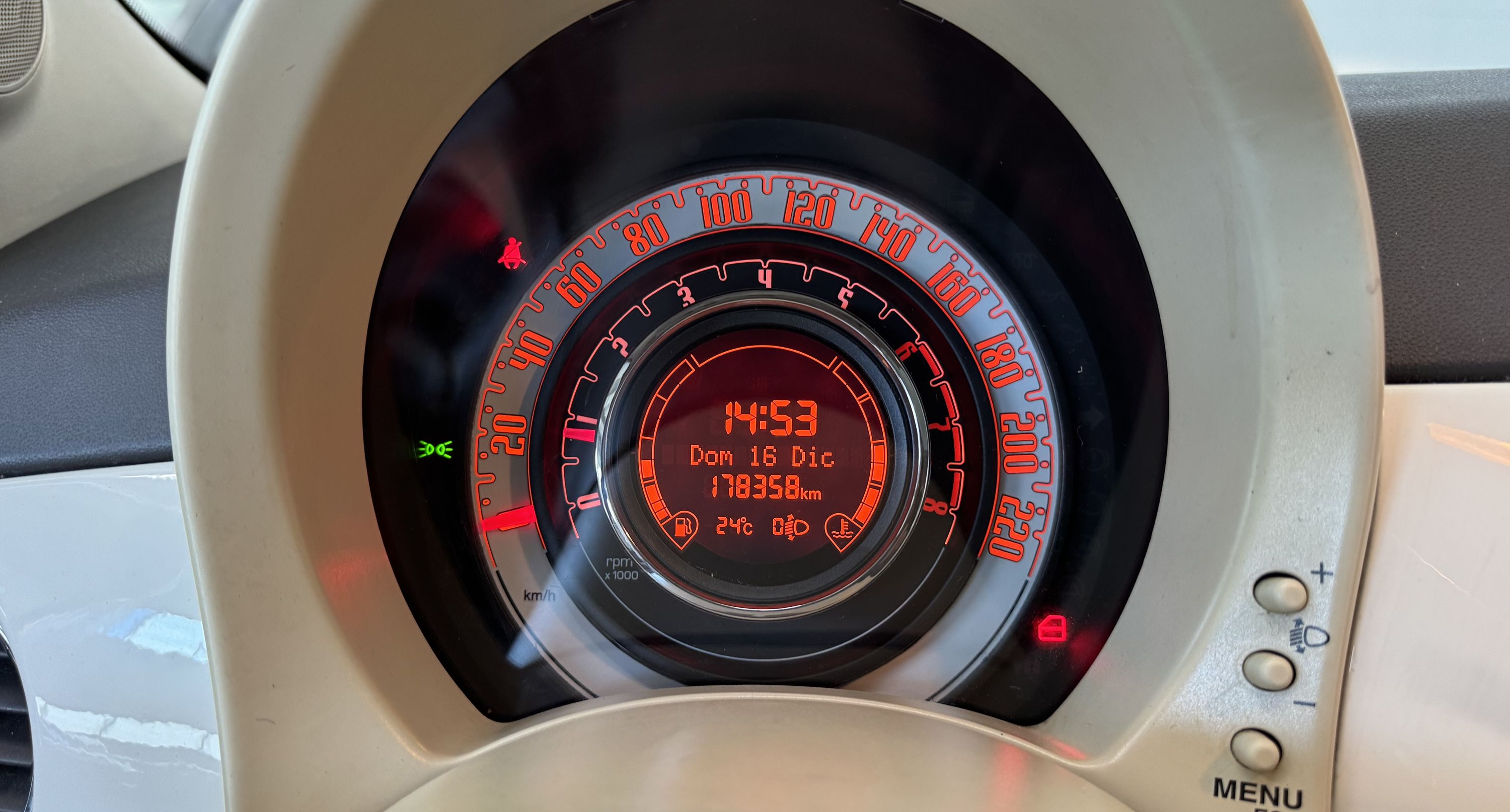 Fiat 500 1.2cc 69cv Tetto Panoramico Clima+Bluetooth OK Neopatentati 2009 — foto 14