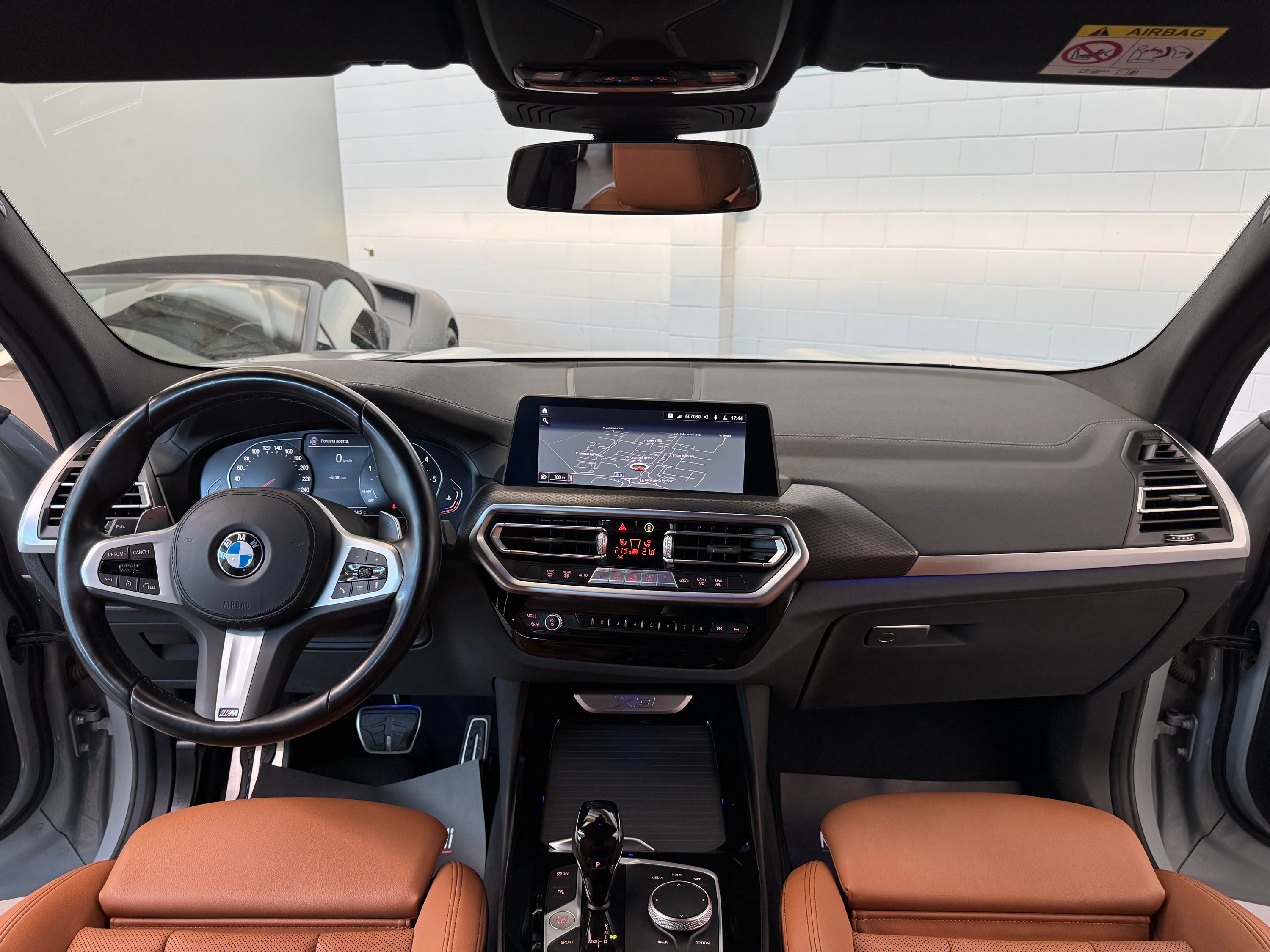 BMW X3 Msport Xdrive mhev 48V 3.0cc 286cv Tagliandi ufficiali Clima 3 zone 2022 — foto 14