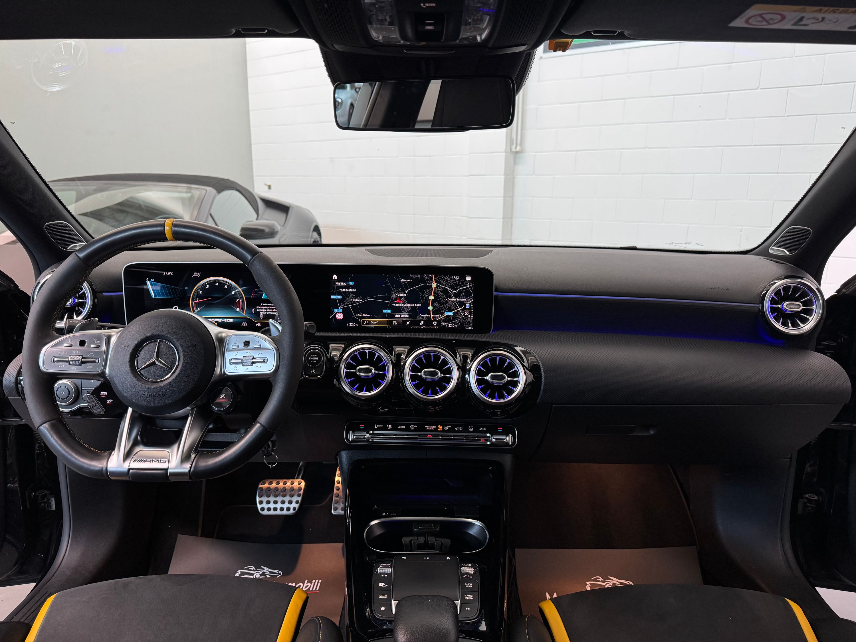 Mercedes A45s AMG Turbo 4Matic+ 2.0cc 421cv Tetto apribile Sedili a guscio  Block shaft 2020 — foto 14