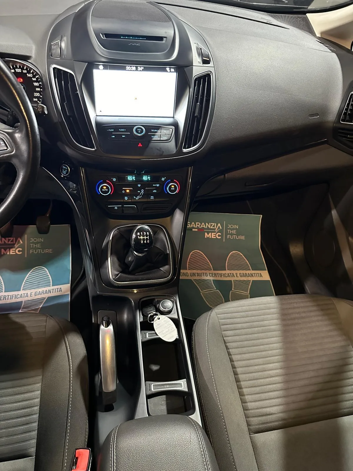 Ford C-Max Benzina Euro6 Km 80.000 Neopatentati 2016 — foto 11