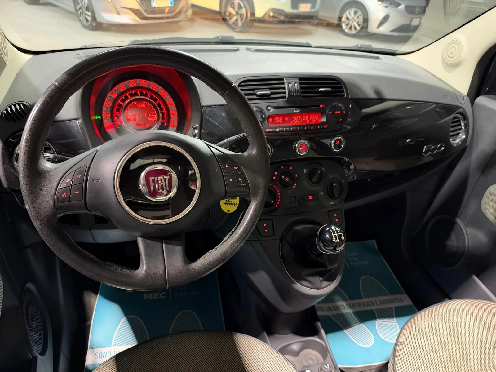 Fiat 500 Tetto apribile Benzina Neopatentati 2014 — foto 9