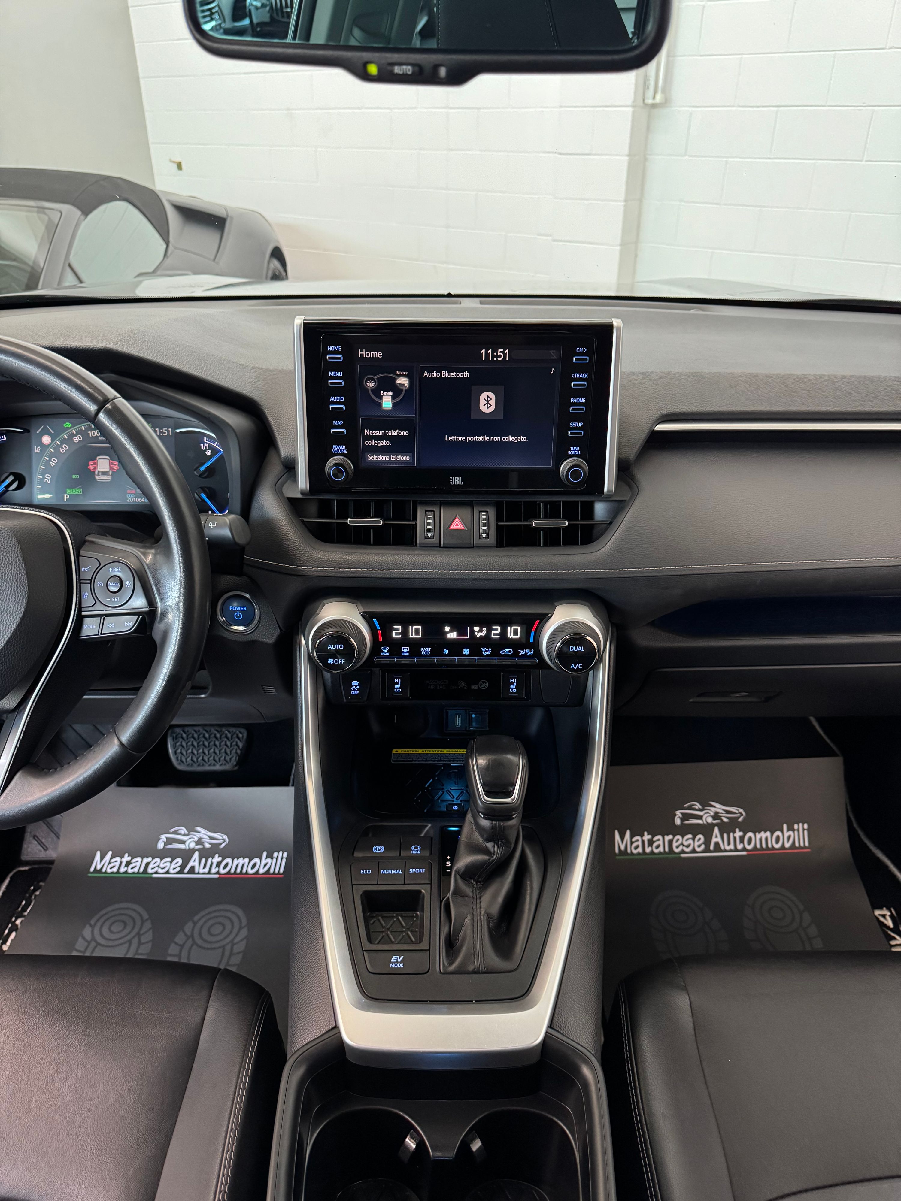 Toyota Rav-4 vvt-ie Hybrid 2.5cc 218cv Auto Tetto Apribile Sedili Riscaldati 2020 — foto 15