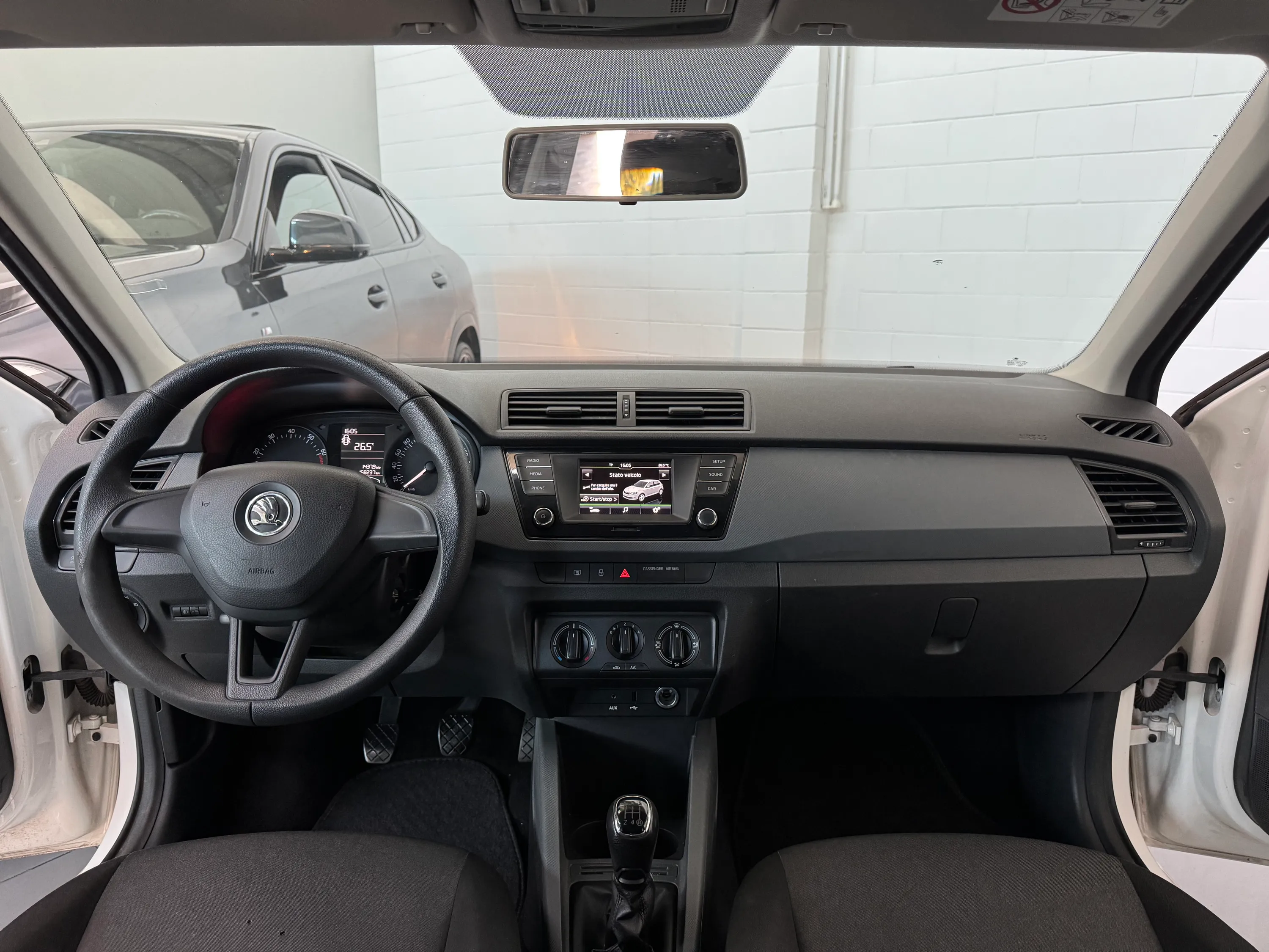 Skoda Fabia Active mpi 1.0cc 60cv Bluetooth+Clima OK Neopatentati 2016 — foto 12