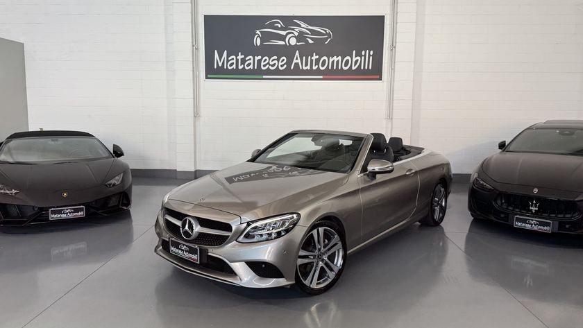 Mercedes C 220 Cabrio FullLed Burmaster 1Proprietario Certificata 2020