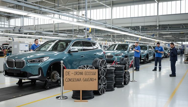 BMW iX1: carenza di cerchi in lega e ritardi nelle consegne
