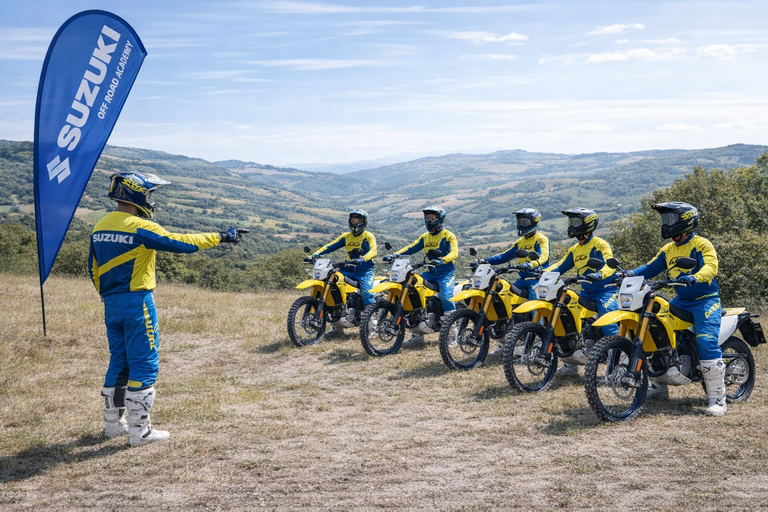 Suzuki DR-Z Off-Road Academy 2026: corsi di fuoristrada per tutti i livelli