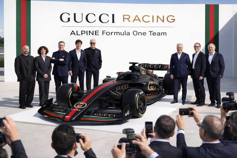 Gucci entra in F1: un nuovo capitolo tra lusso e ingegneria con Alpine