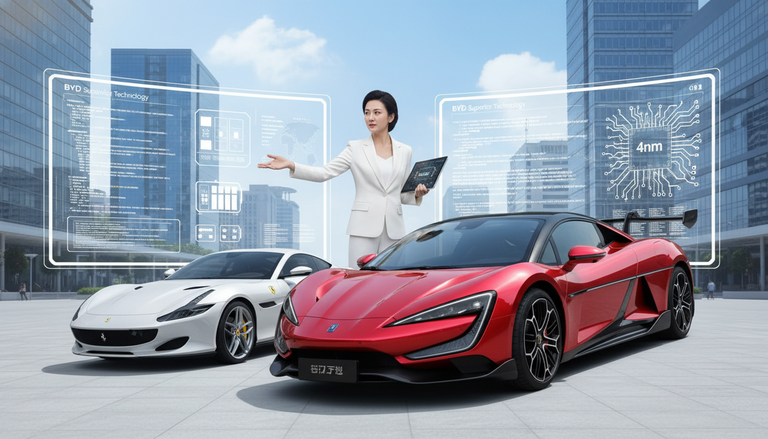 BYD sfida Ferrari: “La Yangwang U9 è migliore della Luce”