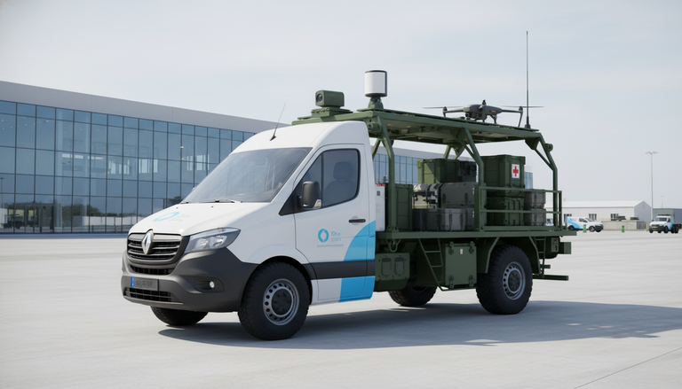 Rheinmetall trasforma i furgoni elettrici in veicoli militari autonomi