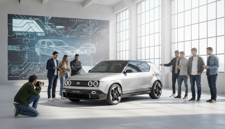 Fiat Ritmo: un concept virtuale che risveglia la nostalgia degli appassionati