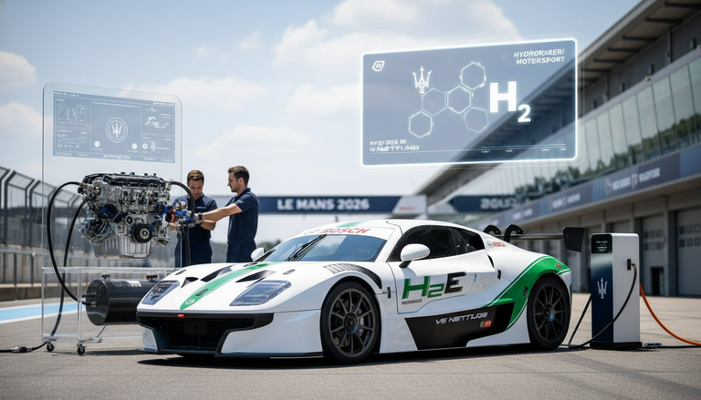 Maserati e Bosch: il V6 Nettuno si trasforma con l'idrogeno per Le Mans 2026