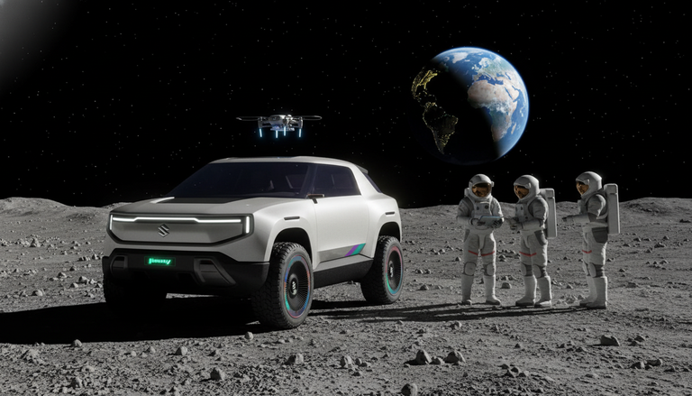 Il Suzuki Jimny del futuro: un concept per l'esplorazione lunare