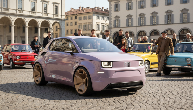 La Fiat 126 rivive nel render di un designer: un sogno di modernità
