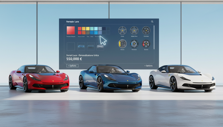 Ferrari Luce: il configuratore svela il potenziale costo della prima elettrica