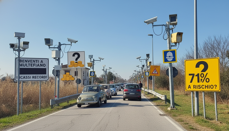 Autovelox in Italia: il 71% a rischio e i piccoli comuni incassano miliardi