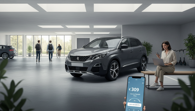 Perché pagare l'auto se resta parcheggiata? Nuova Peugeot 3008 a 309€ con anticipo zero: la rivoluzione del "Pay Per Use"