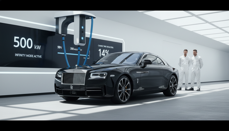 Rolls-Royce Spectre si aggiorna, ricarica più rapida e record di potenza