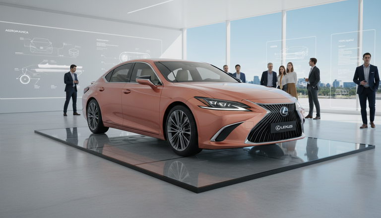 Nuova Lexus ES: l’ottava generazione ha un design futuristico e pulsanti “fantasma”